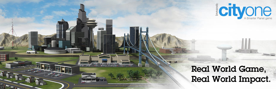 Innov8. Cityone. A smarter planet game. Coming fall 2010. Your city is being built.